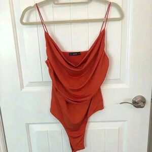 Burnt orange bodysuit